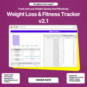 weight loss and fitness tracker